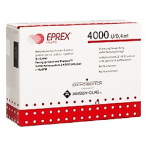 EPREX 4000 IU / ML ( Epoetin Alfa ) 6 Pre-Filled Syringes